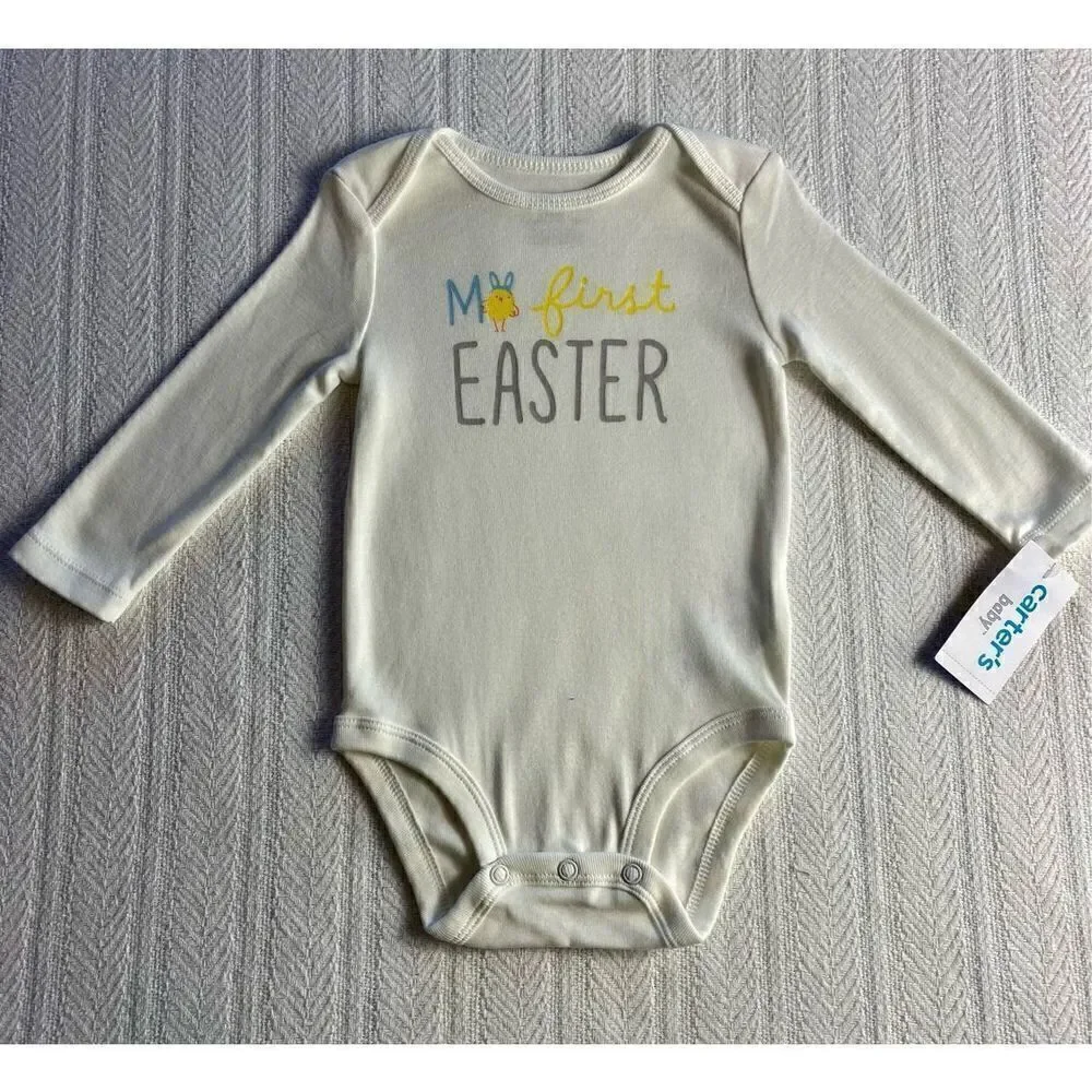 CARTER’S  3M BABY Chick “MY 1ST EASTER” Bodysuit